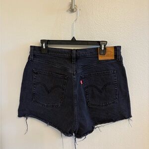 Levi's Women's Black Denim Shorts